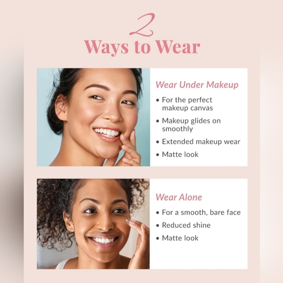 🔹💎🔹 NWOT DHC Velvet Skin Coat Mattifying Makeup Primer - Picture 3 of 9